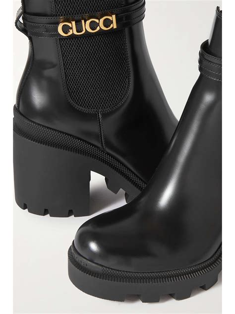 gucci boots with jewels dupe|gucci embellished leather ankle boots.